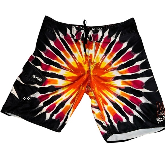 Billabong Tie-Dye Board SwimTrunks - Size 38 - Picture 1 of 16